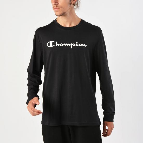 Футболка Champion Long Sleeve Crewneck T-Shirt 212082 NBK - купить в интернет магазине Acrobat24.ru в Новосибирске
